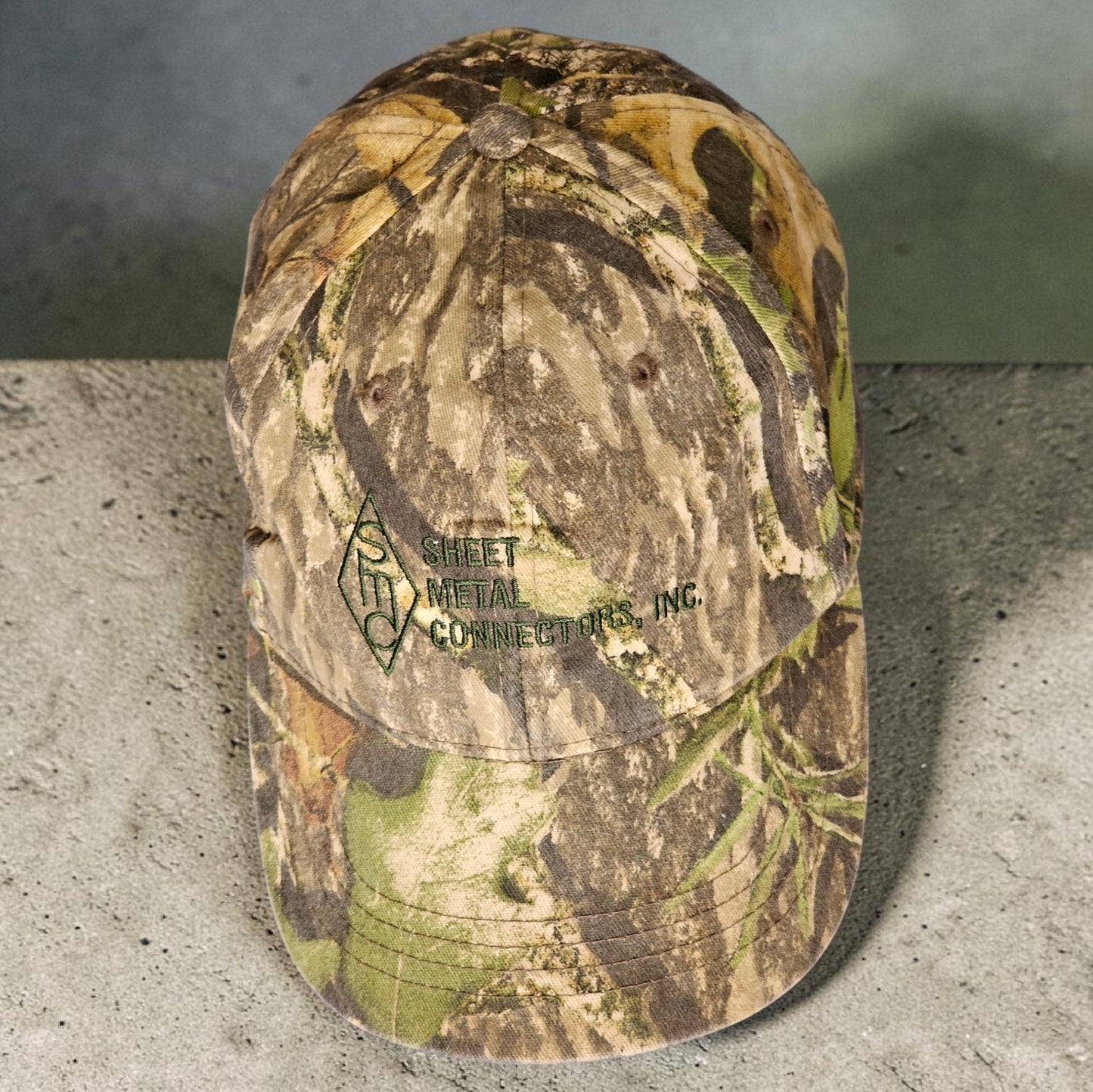 🌲 Vintage Camo Trucker Cap – Sheet Metal Connectors, Inc. 🌲