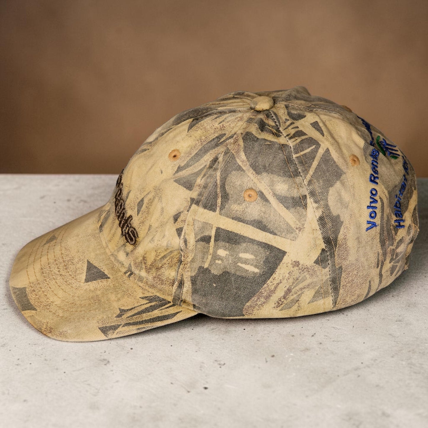 Vintage Volvo Rents x Habitat for Humanity Camo Cap 🧢🌲