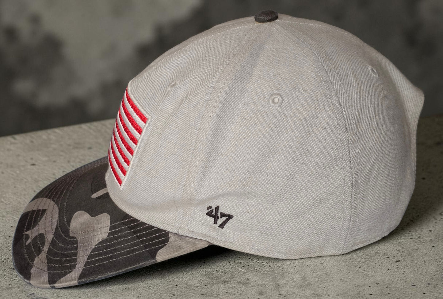 '47 Brand Snapback Cap – US Flagge & Camo-Design – Operation Hat Trick (OHT) Edition 🇺🇸🪖