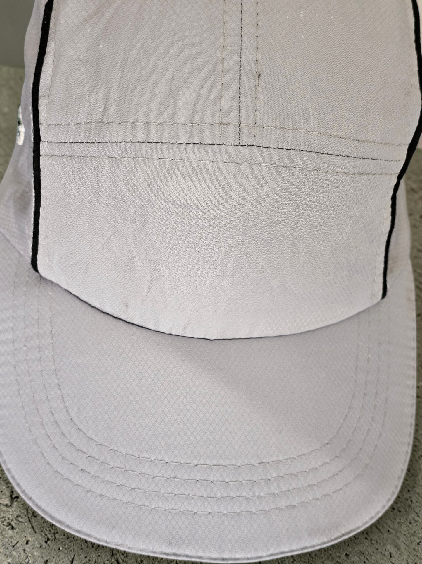 Lacoste Sport Vintage 5-Panel Cap – Hellgrau Ripstop 🐊 S