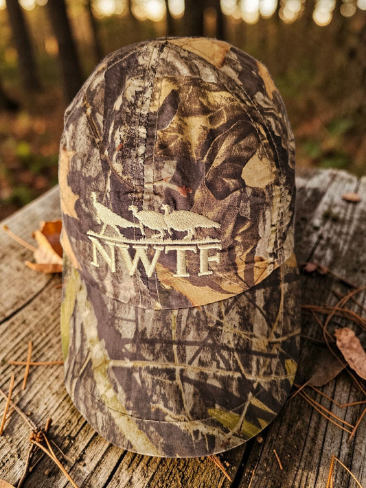 Vintage NWTF Camouflage Cap – Gorpcore Hunting Basecap Realtree-Muster