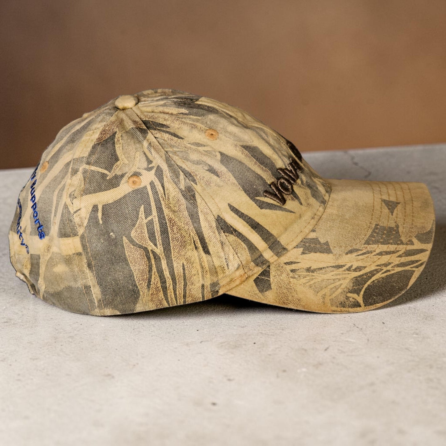 Vintage Volvo Rents x Habitat for Humanity Camo Cap 🧢🌲