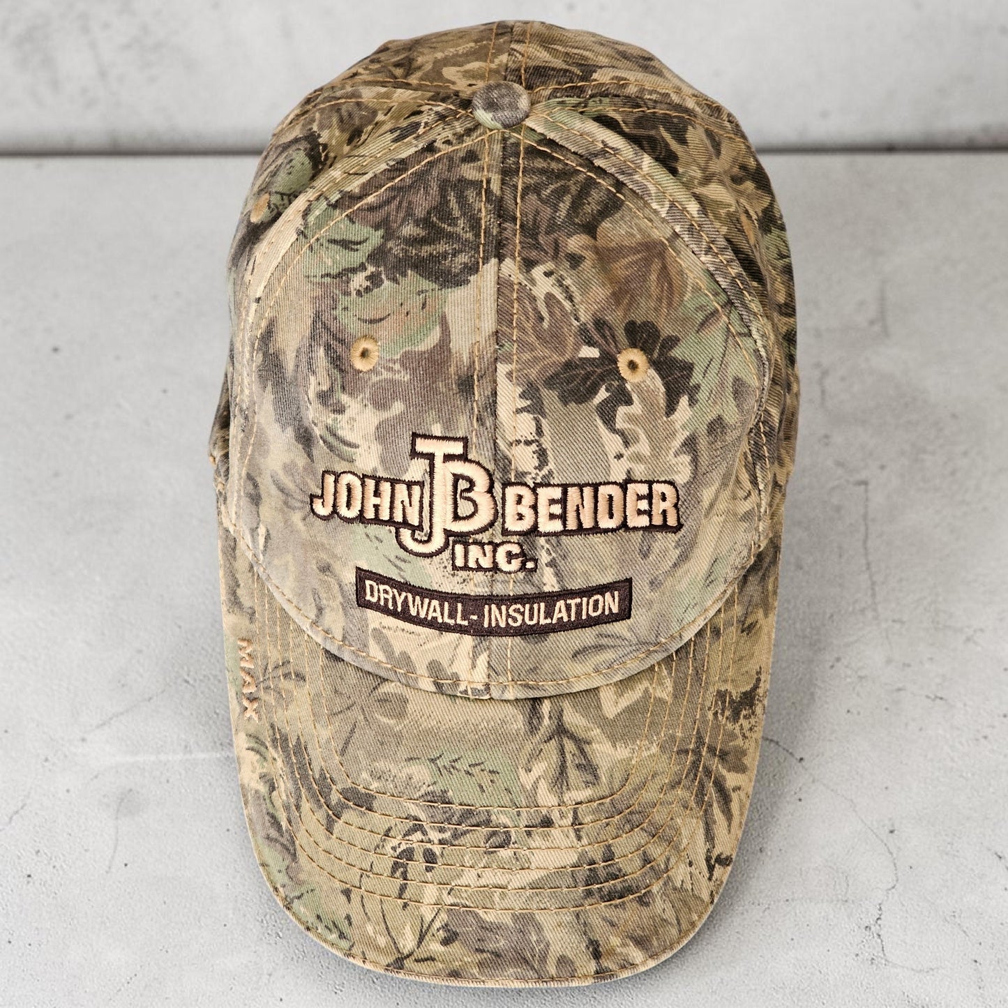 🧢 Vintage Camo "John B. Bender Inc." Trucker Cap