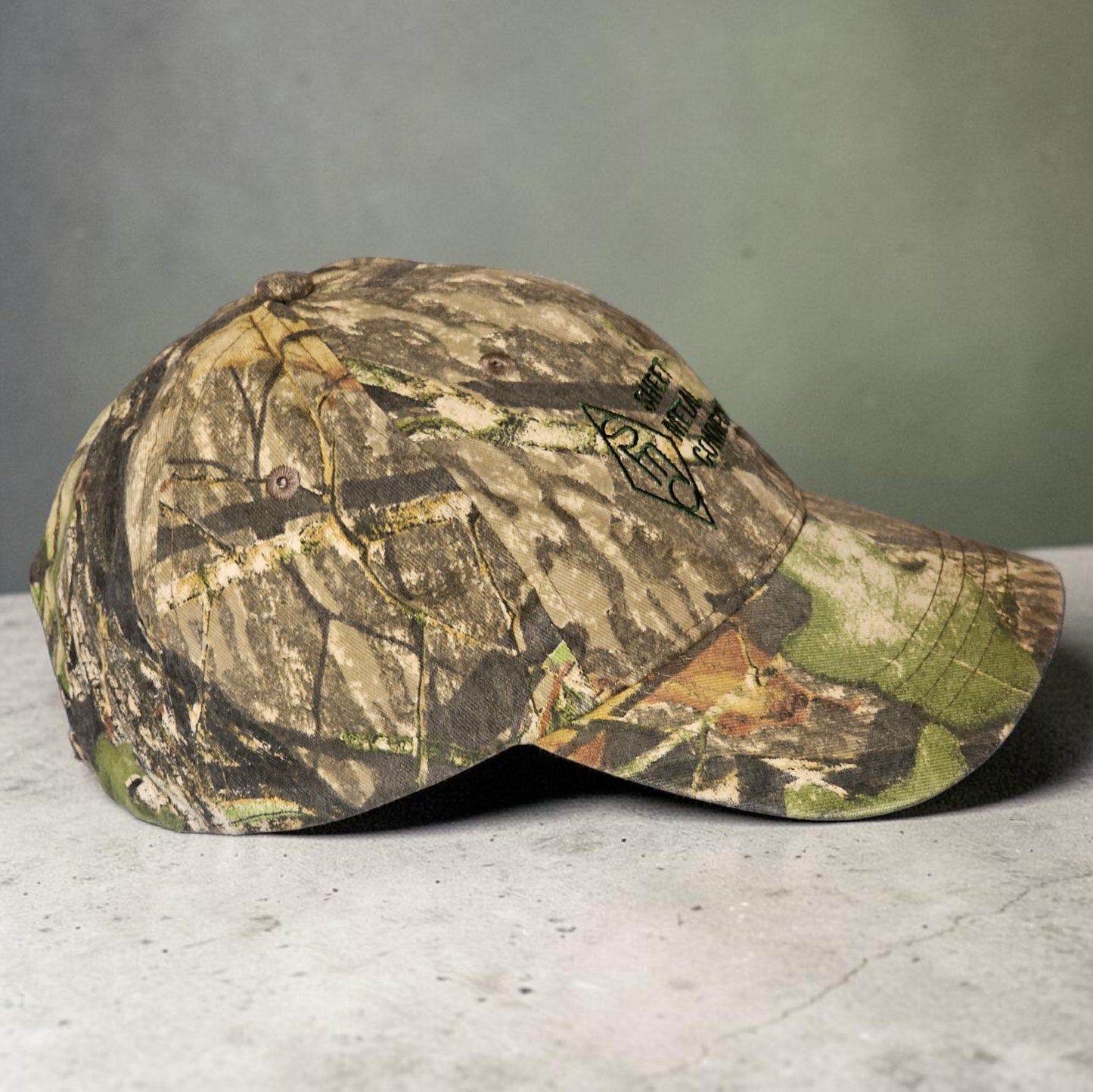 🌲 Vintage Camo Trucker Cap – Sheet Metal Connectors, Inc. 🌲
