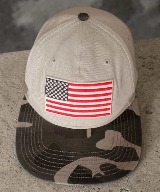 '47 Brand Snapback Cap – US Flagge & Camo-Design – Operation Hat Trick (OHT) Edition 🇺🇸🪖