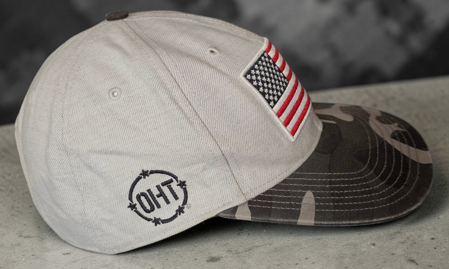 '47 Brand Snapback Cap – US Flagge & Camo-Design – Operation Hat Trick (OHT) Edition 🇺🇸🪖