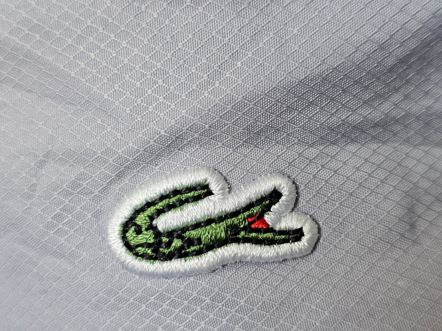 Lacoste Sport Vintage 5-Panel Cap – Hellgrau Ripstop 🐊 S
