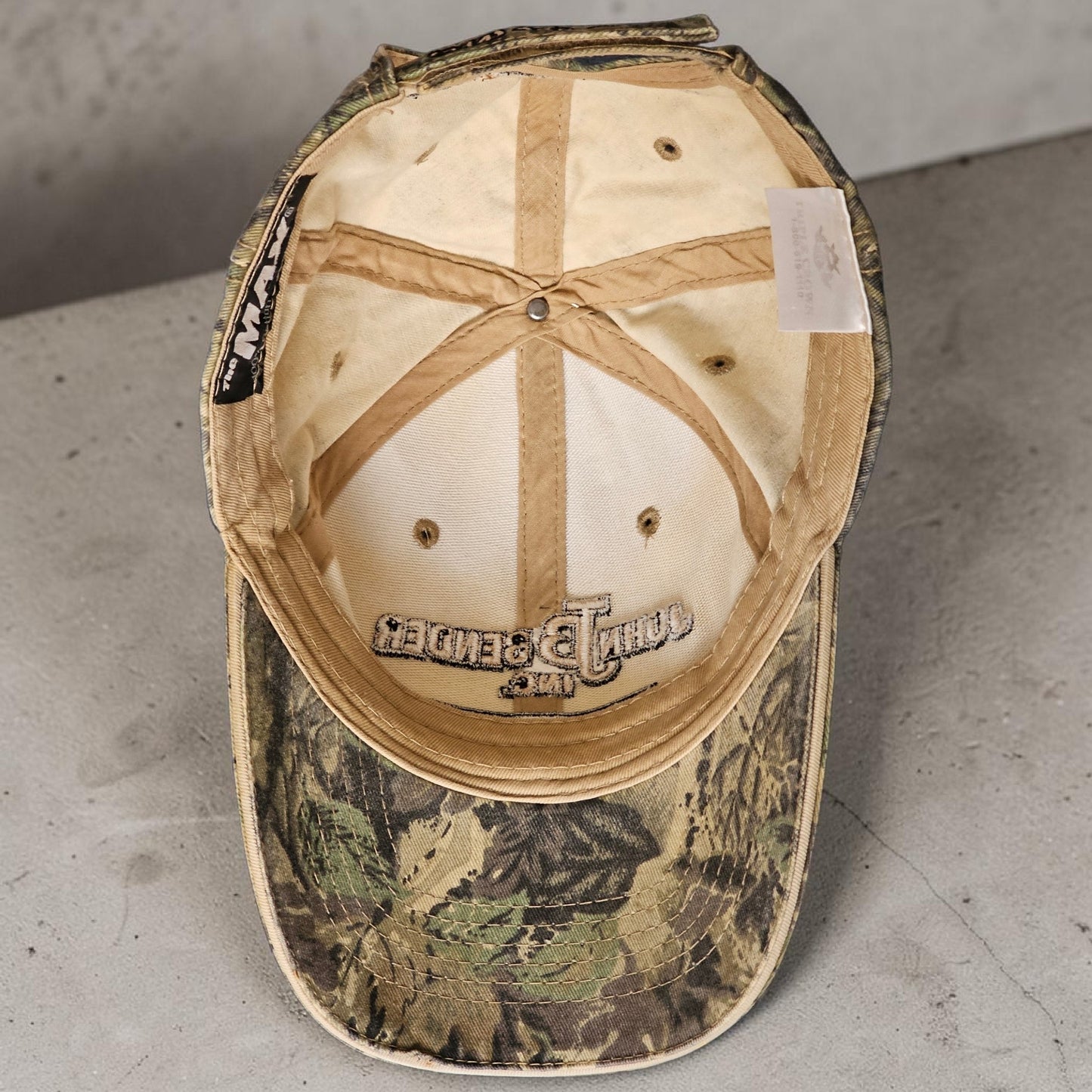 🧢 Vintage Camo "John B. Bender Inc." Trucker Cap