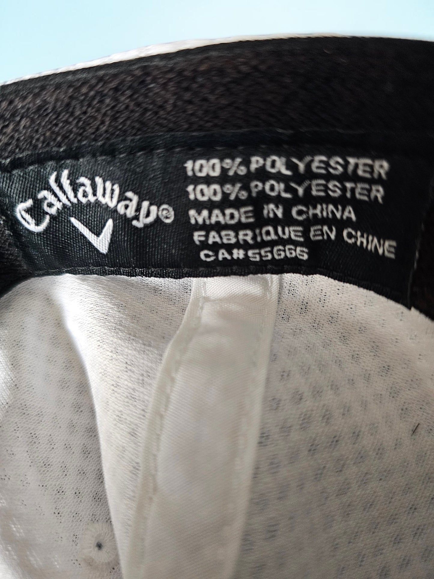 Vintage Callaway Golf Cap – A-Flex S/M – Hellblau & Weiß – Sportliche Mesh Cap